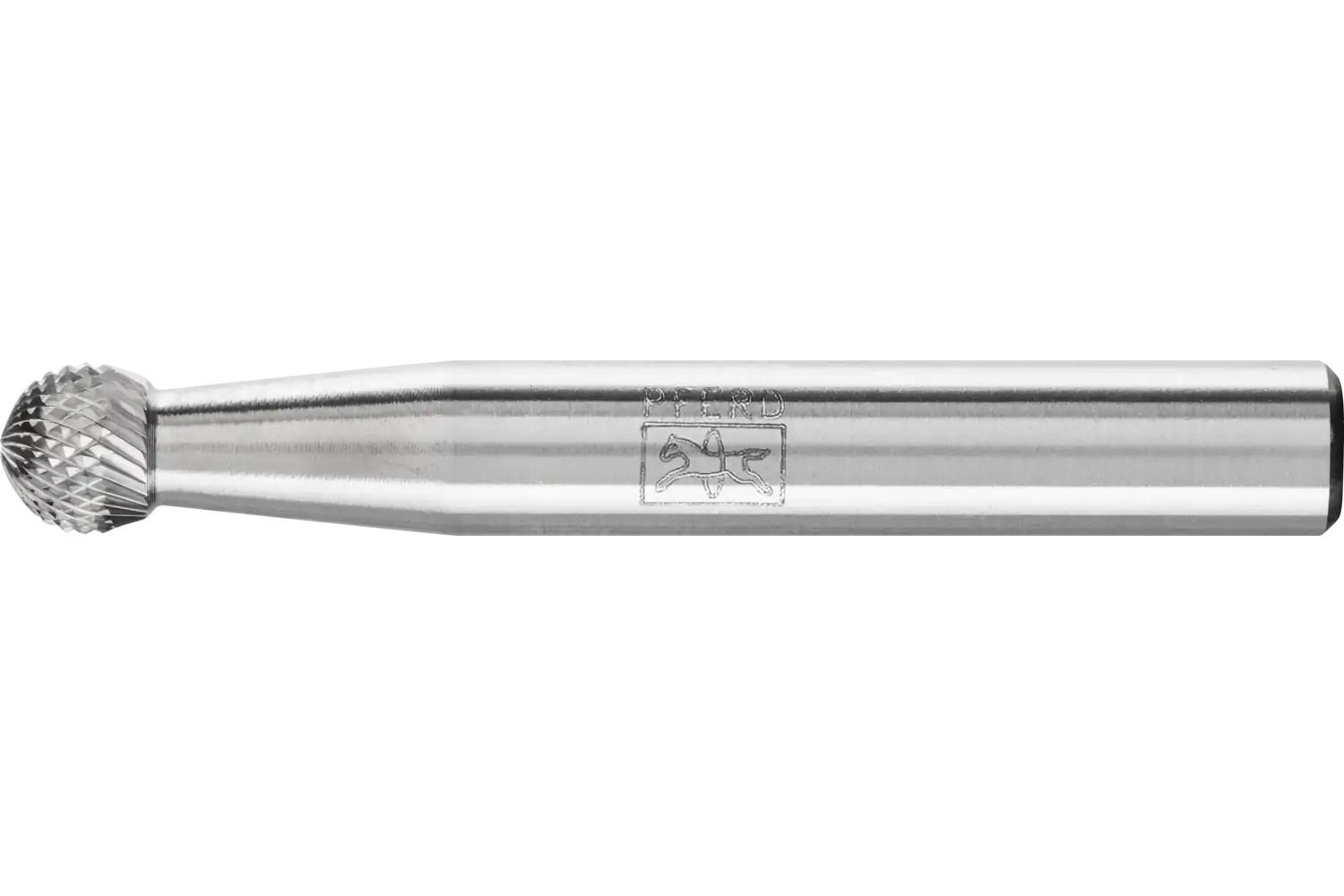 Picture of Pferd Carbide Bur SD-1 Ball Shape Micro Cut 1/4" x 3/16" x 1/4" Shank